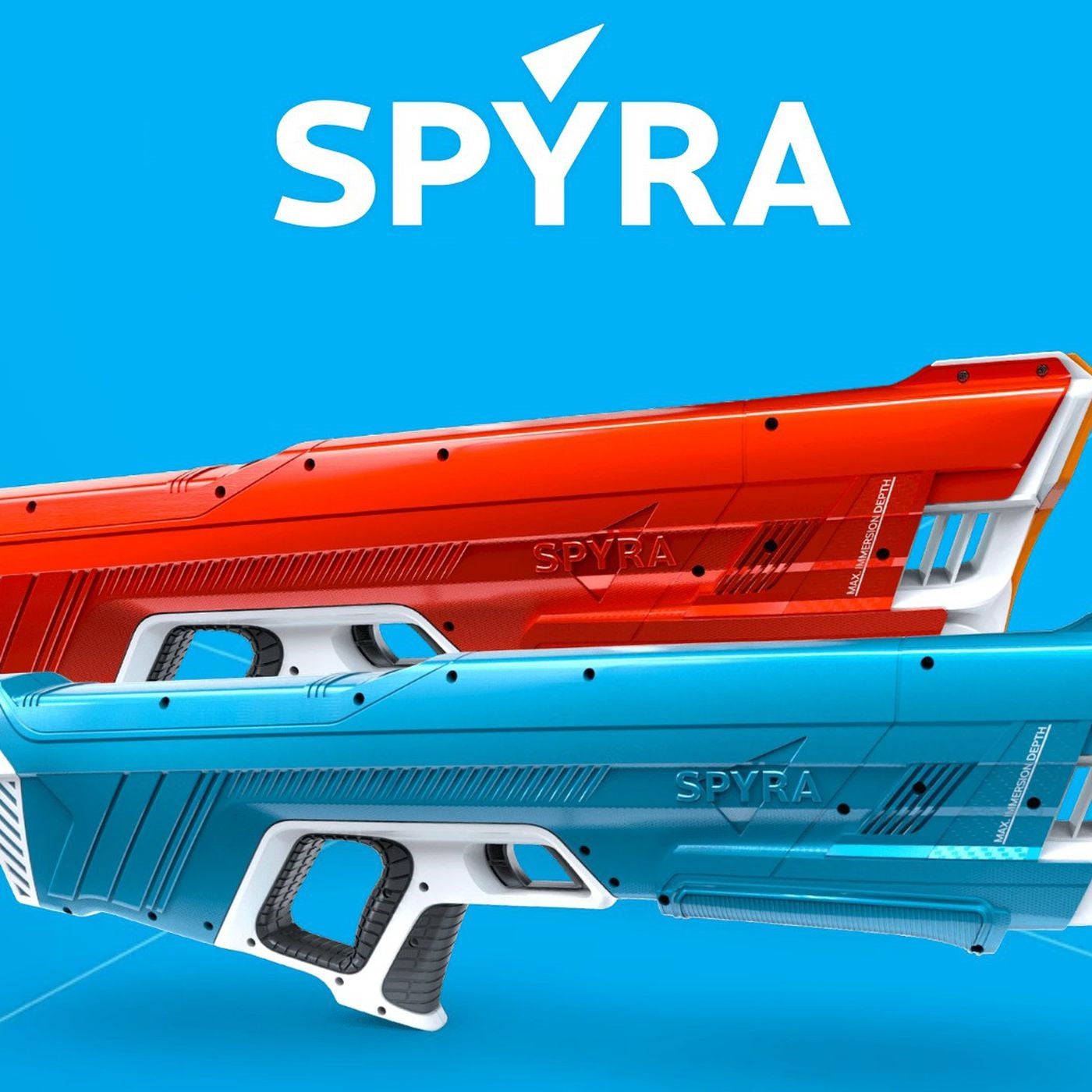 Spyra Two Automatic Power Shot Water Gun Rifle Red